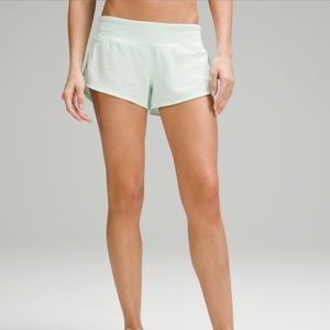 Lululemon Speed Up Shorts 2.5 Inch Mint Moment - Size 6